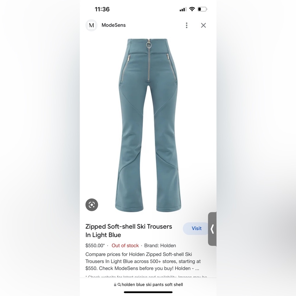 Women's Ski Pants - Holden High Waisted Softshell Pants